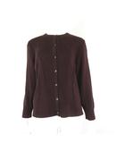 コルディア CORDIER アンサンブル ツイン ニット イタリア製ウール 長袖 カーディガン セーター M 茶 ブラウン