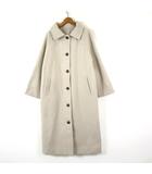 グレイル GRL ウールタッチ ステンカラー ロングコート fo1140 ラグランスリーブ Aライン オーバーサイズ F ライトベージュ