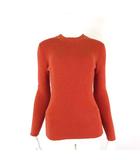 アーバンリサーチ URBAN RESEARCH リブ ニット セーター リブ 長袖 M オレンジ