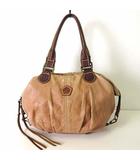 アインソフ Ain Soph バッグ ショルダーバッグ 本革 ナッパ レザー キャメルブラウン 茶色 かばん 鞄 カバン