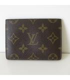 ルイヴィトン LOUIS VUITTON モノグラム ポルト 2カルト ヴェルティカル M60533 パスケース カードケース 茶 ブラウン