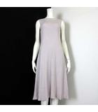 トランテアン ソン ドゥ モード 31 Sons de mode リブ ニット ロング ワンピース ノースリーブ S 36 パステルラベンダー