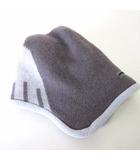 パタゴニア Patagonia ニットキャップ ニット帽 裏フリース 帽子 ぼうし ウール 耳あて付 M グレー ライトグレー 防寒
