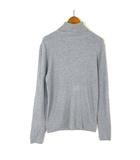 ジーユー GU リブ タートルネック セーター ニット 長袖 L グレー