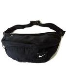 ナイキ NIKE ウエストバッグ ボディバッグ ナイロン ロゴ 刺繍 黒 ブラック かばん 鞄 カバン