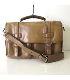 コーチ COACH オールドコーチ 5241 バッグ 2Way オールレザー ビジネスバッグ ブリーフケース ブラウン レア 希少