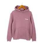 コンバース CONVERSE パーカー スウェット プルオーバー ロゴ 刺繍 フード コットン 長袖 M くすみピンク