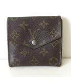 財布 二つ折り Wホック モノグラム ポルトモネ ビエ カルト クレディ M61660 コンパクト ウォレット 茶 ブラウン