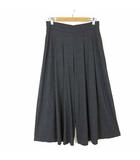 ユニクロ UNIQLO カットソー イージー スカンツ パンツ ガウチョ ワイド タック 落ち感 とろみ ストレッチ L グレー