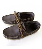 バース birth デッキシューズ モカシン 本革 レザー 6.5 モカブラウン 茶色 25.0cm くつ 靴 シューズ