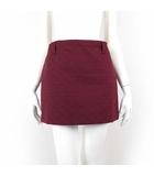 2025AW スカート GGキャンバス ミニスカート 789887 ZAF4S Original GG canvas mini skirt ボルドー M 40 ワインレッド 国内正規品 美品