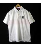 ゴルフ ポロシャツ ロゴ 刺繍 ドライ メッシュ ストレッチ 半袖 2XL 白 ホワイト 紺 ネイビー ピンク 大きいサイズ 国内正規品