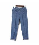 パンツ デニムパンツ ライトデニム センターシーム ウォッシュ加工 XS 34 インディゴブルー 国内正規品