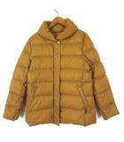 クロコダイル CROCODILE ダウンジャケット ライトダウン ジップアップ ショールカラー M ブラウン系