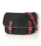 アーペーセー A.P.C. バッグ ショルダーバッグ メッセンジャーバッグ キャンバス レザー 牛革 ダブルフラップ 黒 ブラック ボルドー かばん 鞄 カバン