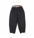 ヨーガンレール JURGEN LEHL パンツ バルーンパンツ ワイド スラックス 麻 リネン コットン M チャコールグレー