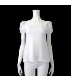 デイジーリンフォクシー DAISY LIN For FOXEY カットソー ブラウス トップス バルーンスリーブ 半袖 M 38 白 ホワイト