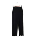 イッセイミヤケ ISSEY MIYAKE フェット FETE パンツ スラックス イージースラックス とろみ 落ち感 ストレッチ S 01 黒 ブラック 美品