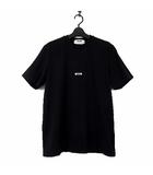 Tシャツ カットソー ロゴ プリント 2840MM162 半袖 XS 黒 ブラック イタリア製 国内正規品 小さいサイズ