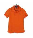 ポロ ラルフローレン POLO RALPH LAUREN ポロシャツ 半袖 鹿の子 ポニー ロゴ 刺繍 130cm 7 オレンジ 国内正規品