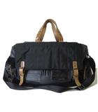 ディーゼル DIESEL バッグ ボストンバッグ ショルダーバッグ ヴィンテージ加工 本革 スエード レザー ナイロンキャンバス ドッキング 黒 ブラック 茶色 ブラウン かばん 鞄 カバン