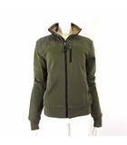 ポロ ラルフローレン POLO RALPH LAUREN ジャケット トラックジャケット キルティング スウエット ドッキング ジップアップ L カーキ 国内正規品