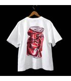 ステューシー STUSSY 23SS Tシャツ カットソー Soda Can Tee 半袖 ロゴ プリント S 白 ホワイト 赤 国内正規品