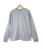 チャンピオン CHAMPION スウェット トレーナー テックウィーブ 3LS クルーネック スウェットシャツ 長袖 XL グレー スポーツウエア 美品