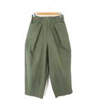 マーブルシュッド marble SUD パンツ ワイド バルーンパンツ フィグパンツ コットン F カーキ グリーン 079M006078 近年モデル