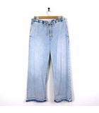 ラグ&ボーン RAG&BONE パンツ イージーパンツ イージーデニム ワイドパンツ ブリーチ加工 M 水色 ライトブルー