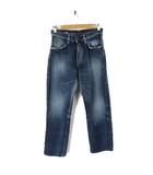 エドウィン EDWIN 505 デニムパンツ 53505 ヴィンテージ加工 ストレート ジーンズ ジーパン W28 インディゴブルー 日本製