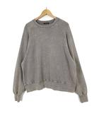ジーナシス JEANASIS サスティナブル ヴィンテージ ウラケ BIG プルオーバー スウェット トレーナー ドロップショルダー 長袖 M グレー系