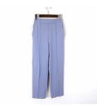 ナノユニバース nano universe パンツ ストレッチポンチセンタータックパンツ スラックス S 36 ラベンダー 美品 675-12270009