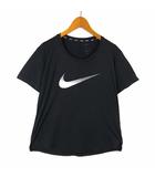 ナイキ NIKE Tシャツ ドライ グラデーション ロゴ ドライフィット 速乾 吸汗 落ち感 とろみ 半袖 L 黒 ブラック 白 ホワイト グレー スポーツウエア