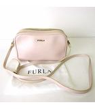 フルラ FURLA バッグ カメラバッグ ポシェット ショルダーバッグ 本革 レザー ピンクベージュ かばん 鞄 カバン