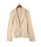 プロポーション ボディドレッシング PROPORTION BODY DRESSING ジャケット ストレッチ ジャージー 1ボタン 長袖 M ベージュ