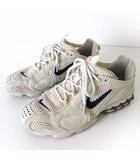 ナイキ NIKE ステューシー STUSSY 希少 エアズーム スピリドン ケージ2 フォッシル Air Zoom Spiridon Cage 2 Fossil スニーカー 26.5cm ベージュ 生成り 黒 ブラック US 8.5 くつ 靴 シューズ レア CQ5486-200