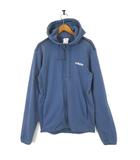 アディダス adidas パーカー スウェット ロゴ ジップアップ 長袖 M ブルー 国内正規品