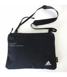 アディダス adidas バッグ マストハブ サコッシュ ショルダーバッグ ロゴ プリント CORDURA ECO ナイロン 黒 ブラック かばん 鞄 カバン 美品