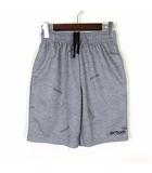 アウトドアプロダクツ OUTDOOR PRODUCTS ハーフパンツ ショートパンツ ロゴ 総柄 スポーツウエア 160cm グレー 黒 E4331E