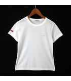 ルコックスポルティフ le coq sportif Tシャツ ドライ メッシュ 吸水 速乾 ロゴ 刺繍 クルーネック 半袖 S 白 ホワイト スポーツウエア