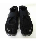 ナイキ NIKE エア リフト ブリーズ WMNS AIR RIFT BR 848386-001 スニーカー 足袋 サンダル シューズ 24.0cm 黒 ブラック US 7 くつ 靴 美品