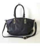 クリアインプレッション CLEAR IMPRESSION バッグ 2Way トートバッグ ショルダーバッグ フェイクレザー 黒 ブラック ゴールド かばん 鞄 カバン
