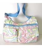 レスポートサック LesportSAC バッグ ショルダーバッグ ナイロン ハート ロゴ プリント カラフル 白 ホワイト 水色 ライトブルー 赤 緑 かばん 鞄 カバン