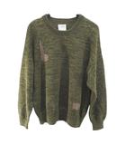 ビズビム VISVIM 0122205012007 長袖 ニット セーター 麻 リネン 2 緑系 グリーン 日本製 リブ モヘヤ 毛 ウール