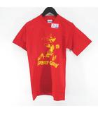 ディズニー Disney グーフィー 半袖 Tシャツ カットソー M 赤系 レッド プリント タグ付