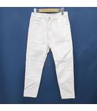 イザベル マラン エトワール ISABEL MARANT ETOILE デニムパンツ ジーンズ ジップフライ 34 白系 オフホワイト ロング丈