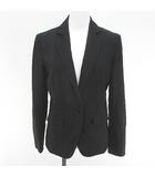  Rashisa clothing スーツ セットアップ ジャケット 背抜き テーパードパンツ スラックス 7AR 黒系 ブラック 毛 ウール 裏地 無地