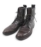 ブルネロクチネリ BRUNELLO CUCINELLI ショートブーツ レースアップ バイカラー ラメ 37 イタリア製