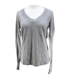 ルール RULe 長袖 カットソー  Vネック L グレー系 無地 シンプル タグ付き